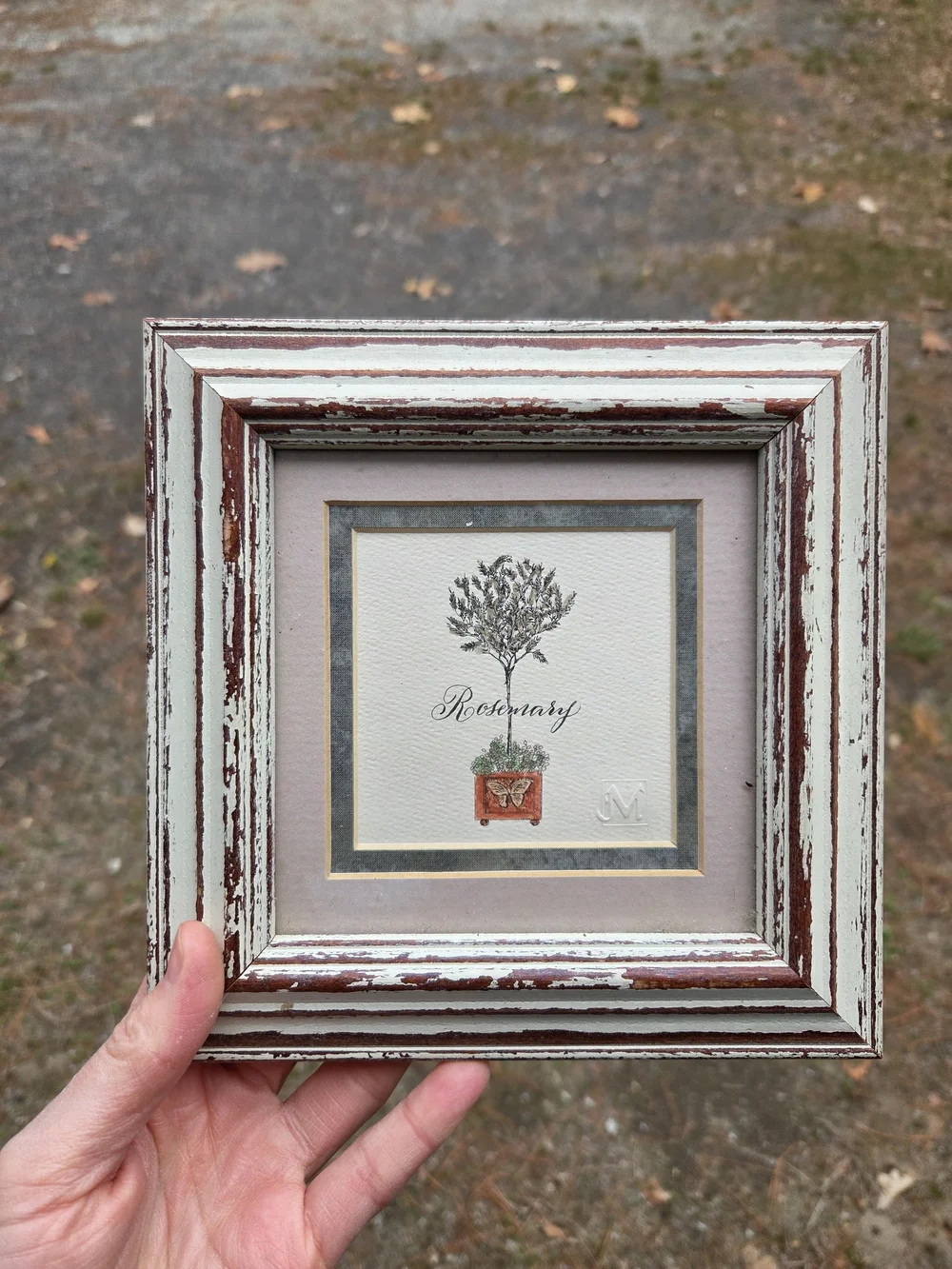 Vintage Mpressions Rustic Herb Art - Set of 3